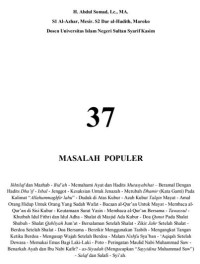 37 Masalah Populer