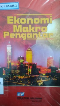 EKONOMI MAKRO PENGANTAR