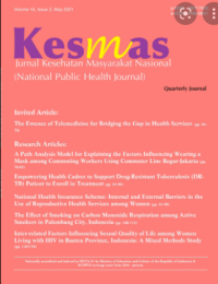 KESMAS: NATIONAL PUBLIC HEALTH JOURNAL