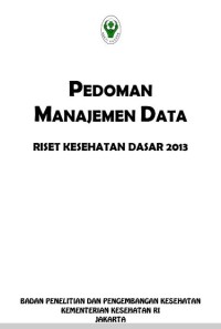 PEDOMAN MANAJEMEN DATA