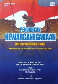 PENDIDKAN KEWARGANEGARAAN