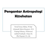 Pengantar Antropologi Kesehatan