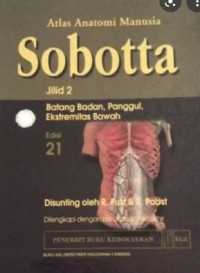 Sobotta: Atlas Anatmoi Manusia: Batang Badan, Panggul, Ekstremitas Bawah