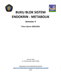 BUKU BLOK SISTEM
ENDOKRIN - METABOLIK