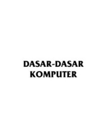 DASAR-DASAR KOMPUTER